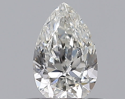 0.38CT PEAR SI1 G WH