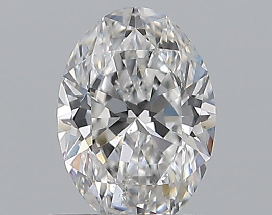 0.50CT OVAL SI1 E WH