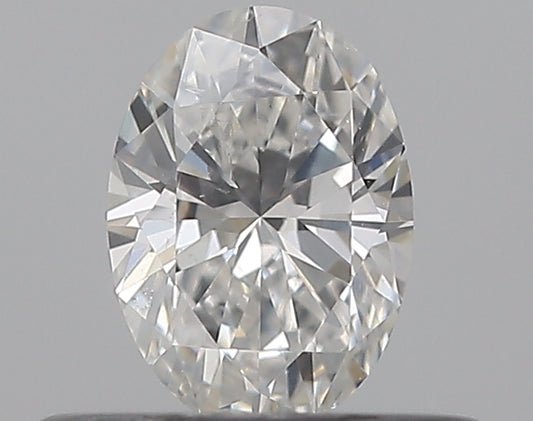 0.30CT OVAL SI1 F WH