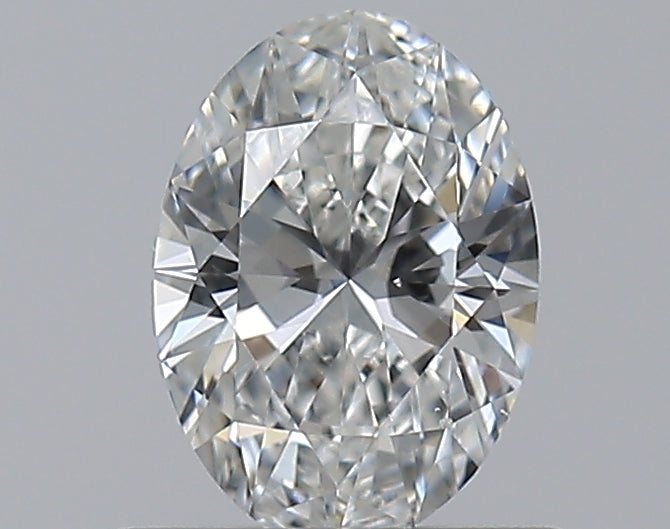 0.50CT OVAL SI1 F WH