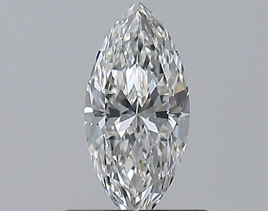 0.50CT MARQUISE SI1 G WH