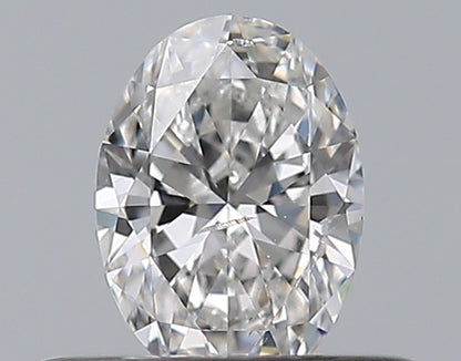0.35CT OVAL SI2 E WH