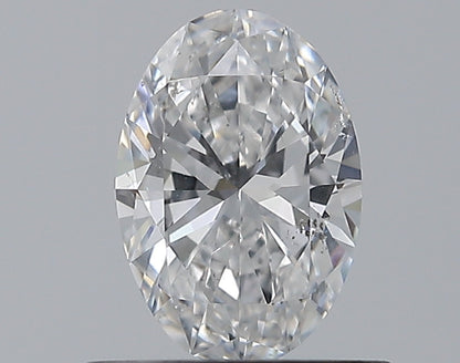 0.58CT OVAL SI2 E WH
