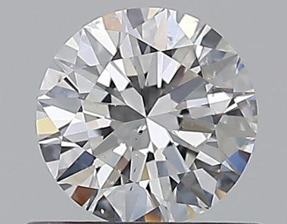 0.60CT ROUND SI2 D WH