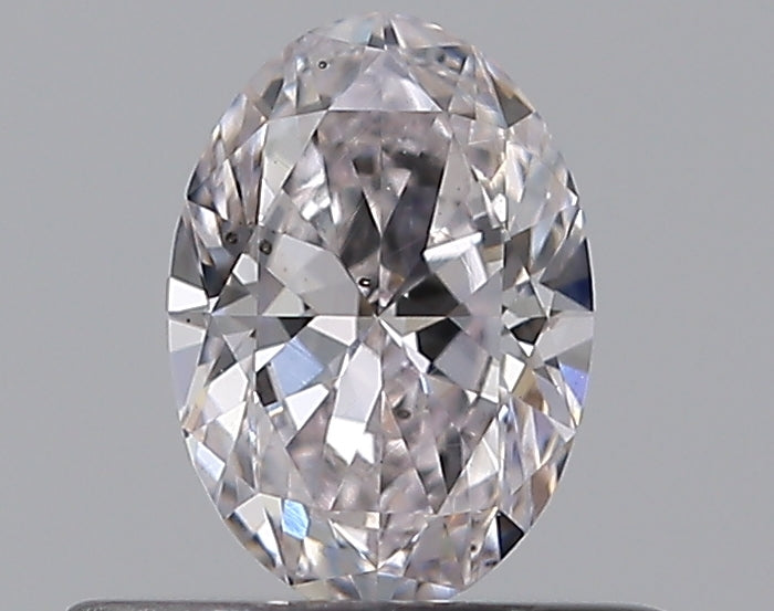 0.41CT OVAL SI1 F PINK