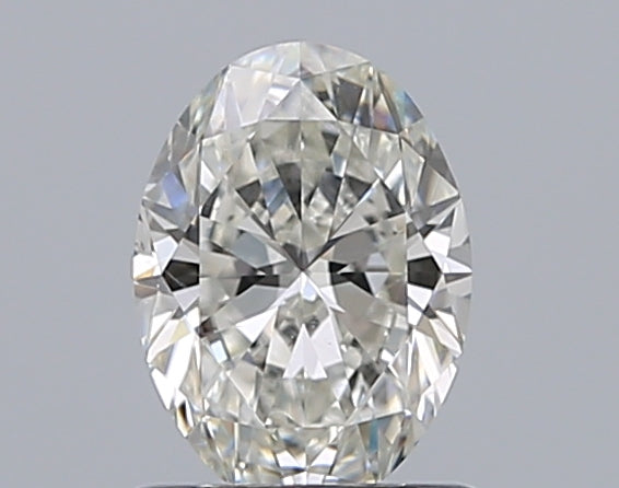 0.90CT OVAL SI1 H WH