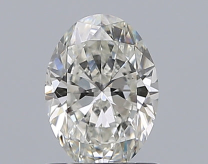 0.90CT OVAL SI1 H WH