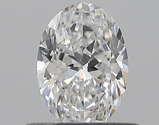 0.50CT OVAL VS1 D WH
