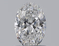 0.71CT OVAL SI1 D WH