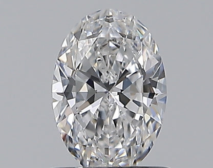 0.71CT OVAL SI1 D WH