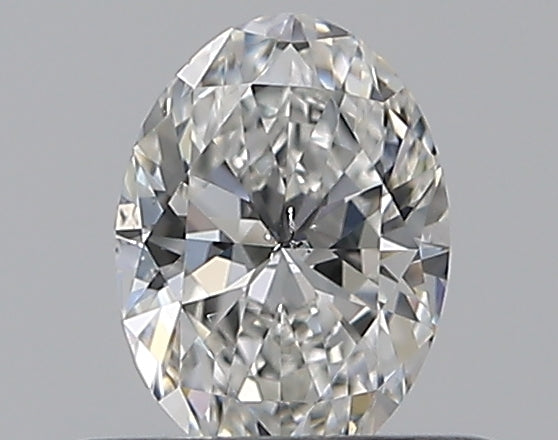 0.38CT OVAL SI1 F WH