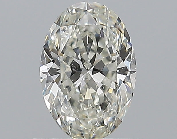 0.80CT OVAL SI2 J WH