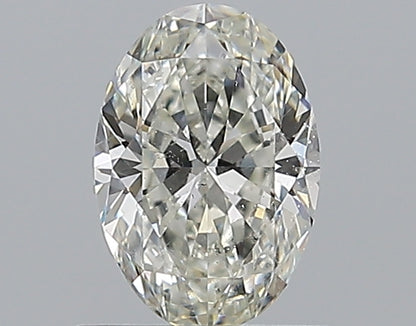 0.80CT OVAL SI2 J WH
