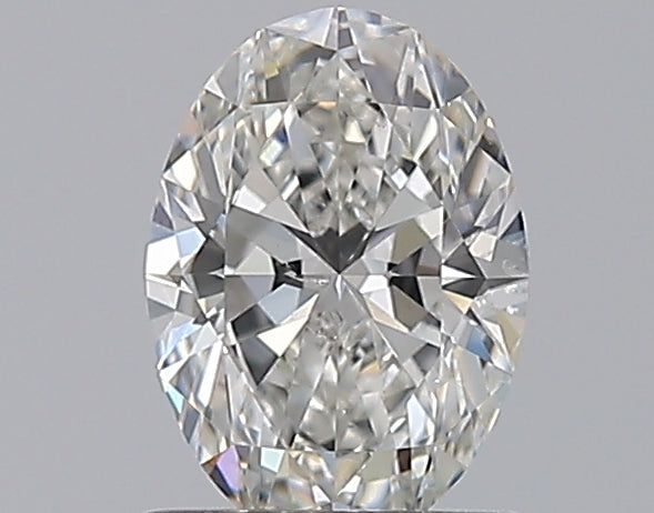 0.80CT OVAL SI1 G WH