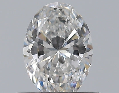 0.50CT OVAL SI2 E WH