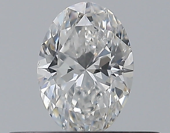 0.30CT OVAL SI1 F WH