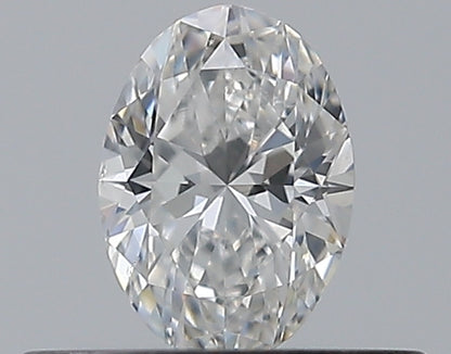 0.30CT OVAL SI1 F WH