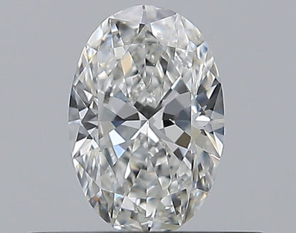 0.32CT OVAL SI1 F WH