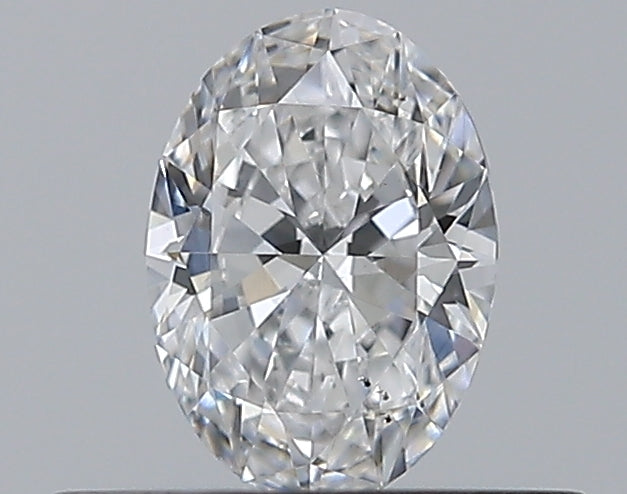0.31CT OVAL SI1 D WH