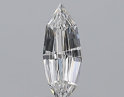 0.38CT Marquise Step Cut SI1 D WH