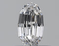 0.32CT Oval Step Cut VS2 D WH