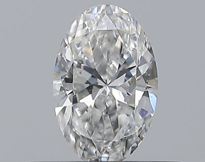 0.33CT OVAL SI2 E WH