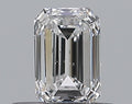 0.35CT EMERALD SI1 D WH