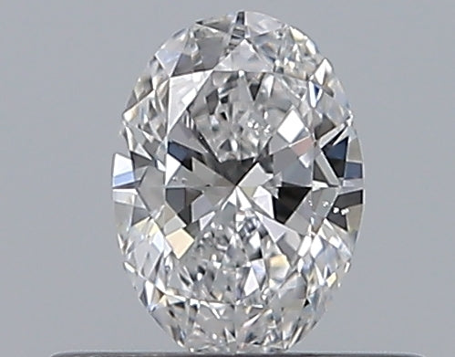 0.30CT OVAL SI1 D WH