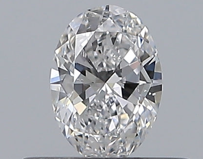 0.30CT OVAL SI1 D WH