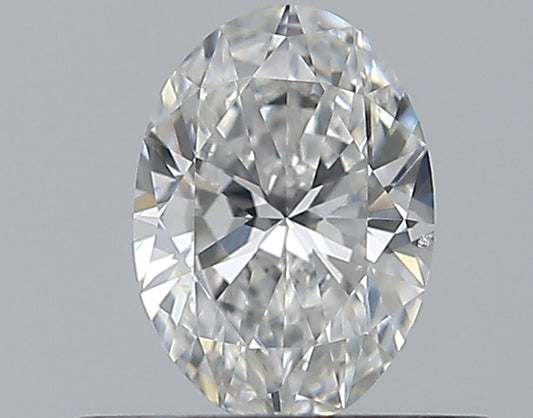 0.40CT OVAL SI1 F WH