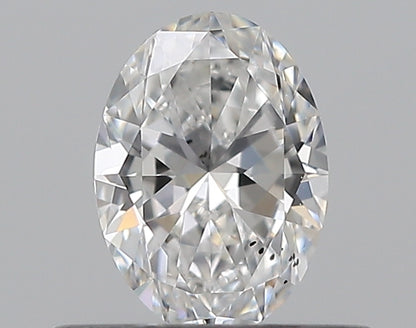 0.40CT OVAL SI2 D WH