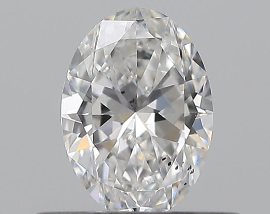 0.40CT OVAL SI2 D WH