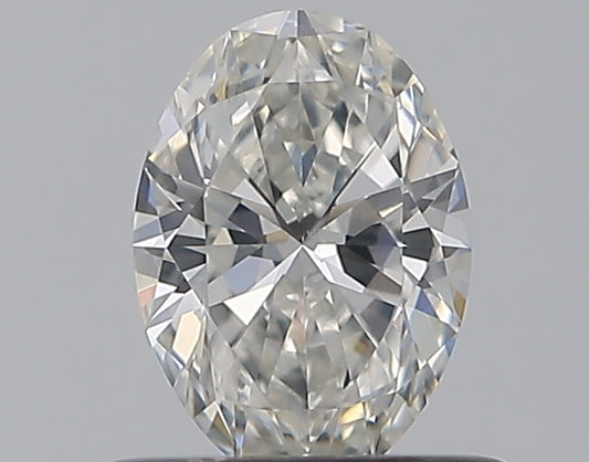 0.50CT OVAL SI1 G WH