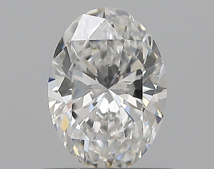 0.50CT OVAL SI2 E WH