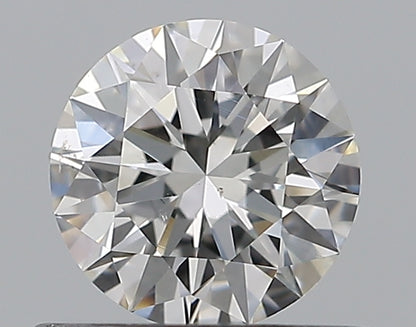 0.58CT ROUND SI1 H WH