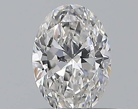 0.38CT OVAL SI1 F WH