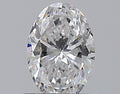 0.50CT OVAL SI2 D WH