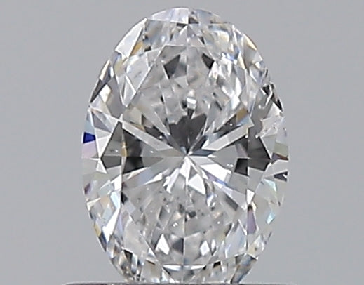 0.50CT OVAL SI2 D WH