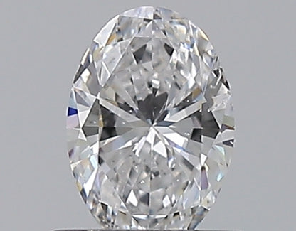 0.50CT OVAL SI2 D WH