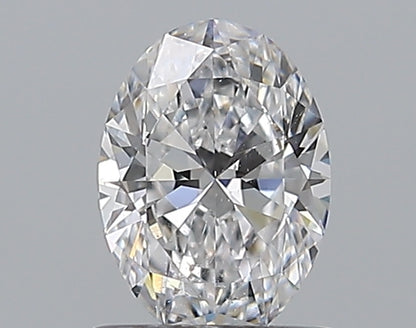 0.70CT OVAL SI2 D WH