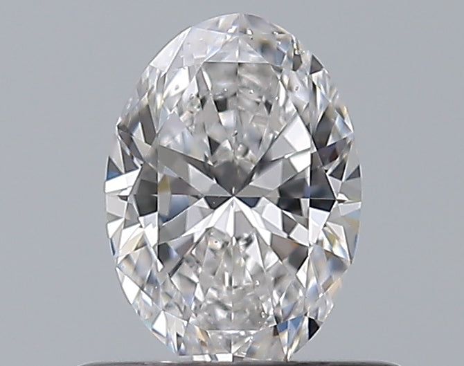 0.47CT OVAL SI2 D WH