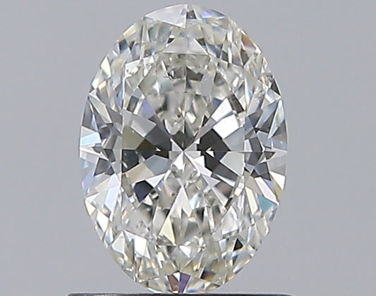 0.91CT OVAL SI1 I WH