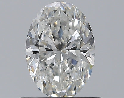 0.70CT OVAL SI1 G WH