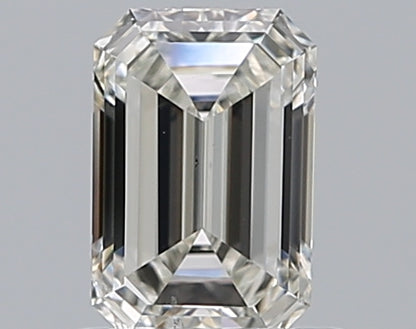 0.72CT EMERALD SI1 I WH