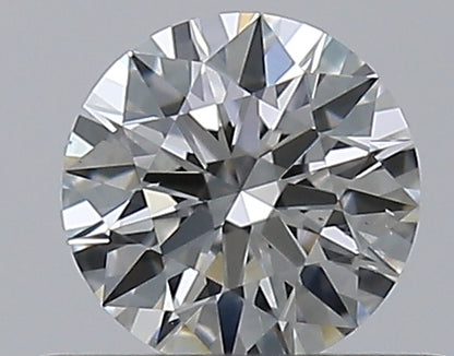 0.38CT ROUND SI1 F WH