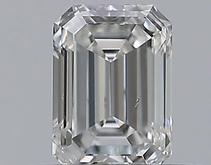 0.35CT EMERALD SI1 F WH