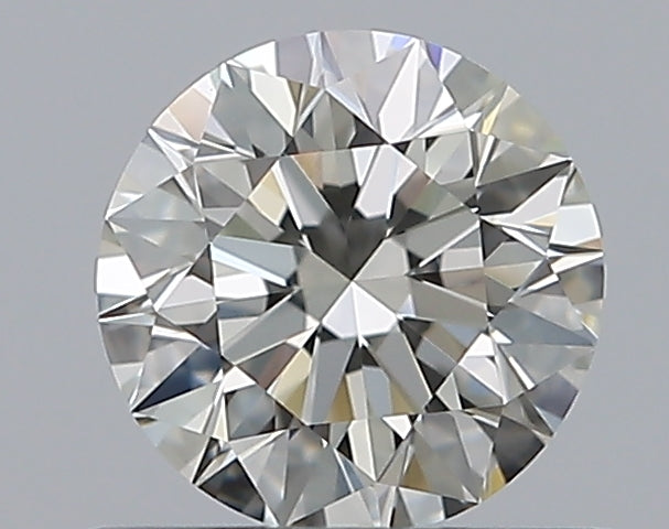 0.63CT ROUND VVS2 J WH