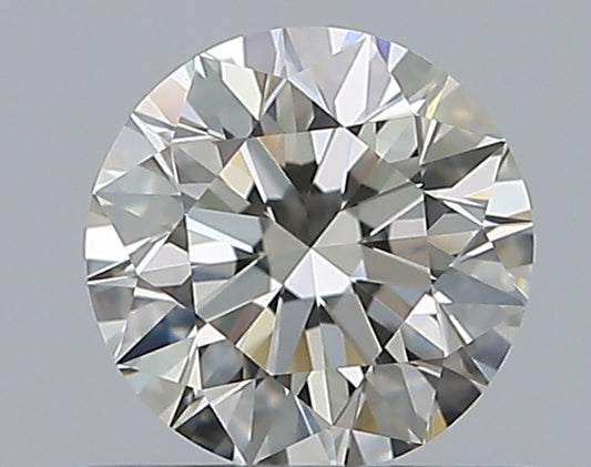 0.63CT ROUND VVS2 J WH