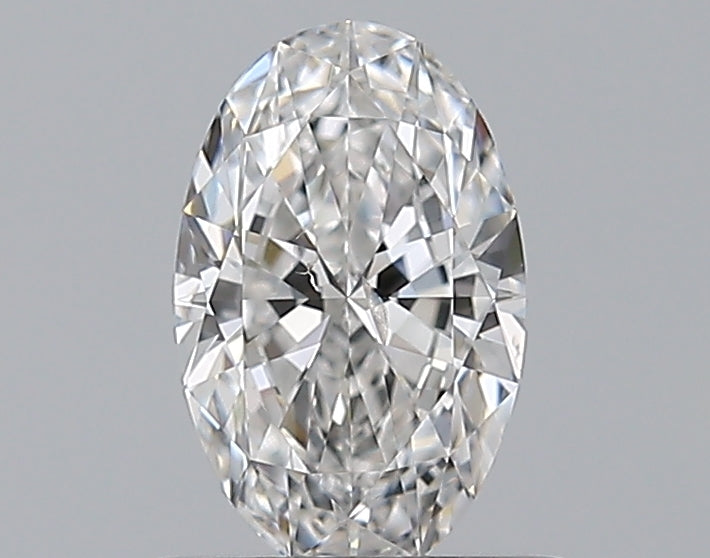 0.59CT OVAL SI2 E WH