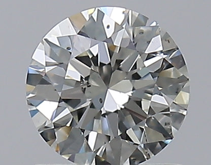 0.75CT ROUND SI1 J WH